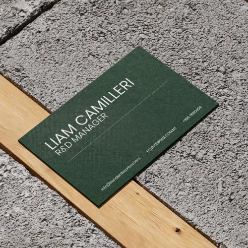 E&L Enterprises business card